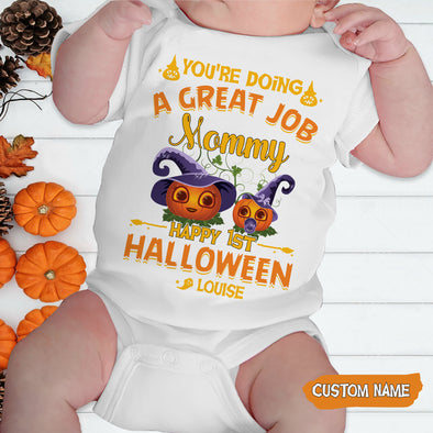 Personalized Gift For Mommy Happy 1st Halloween Onesie - AD-AV2609227
