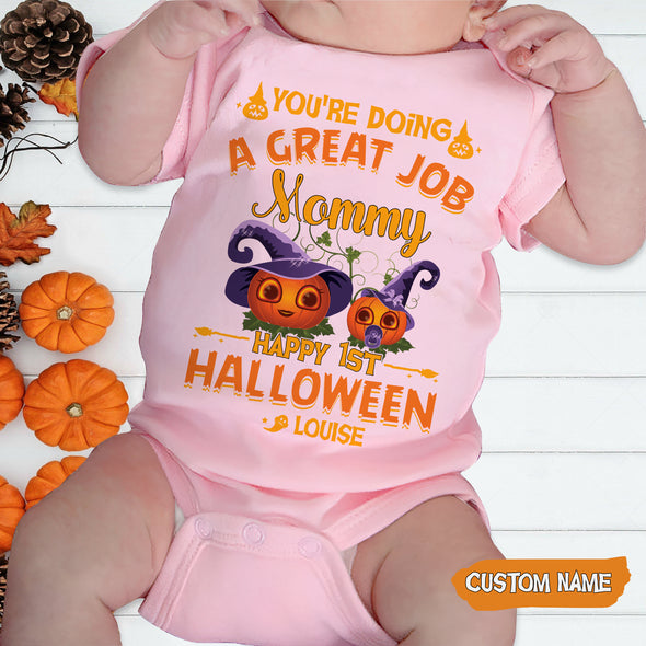 Personalized Gift For Mommy Happy 1st Halloween Onesie - AD-AV2609227