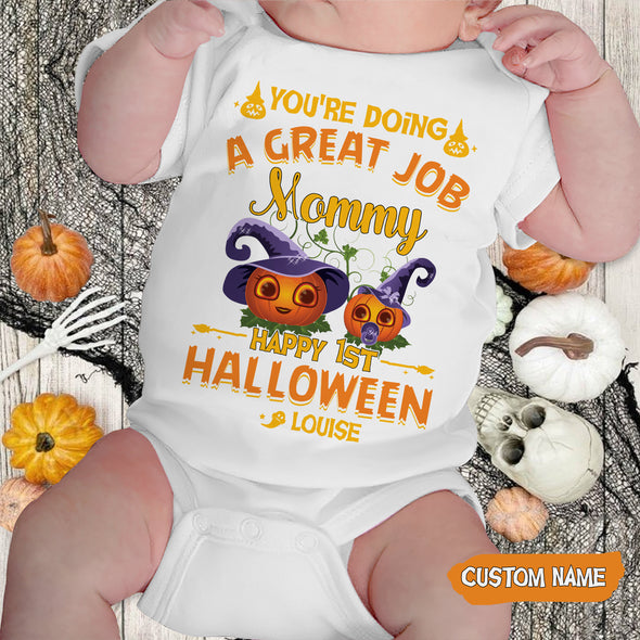 Personalized Gift For Mommy Happy 1st Halloween Onesie - AD-AV2609227
