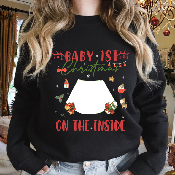 Personalized Gift For Future Mommy Baby 1st Christmas T-shirt, Hoodie, Sweatshirt PP-AV1711222