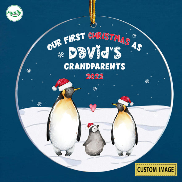 Personalized Gift For Grandparents Our First Christmas Ornament_PP_AV3110222