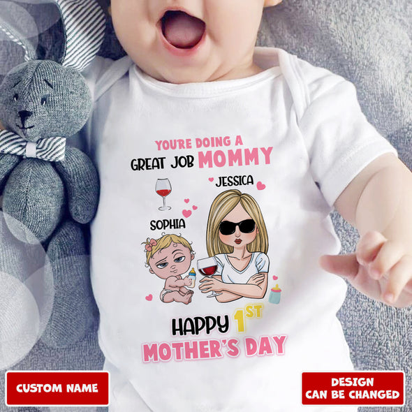 Gift For Mommy You Are Doing A Great Job Baby Onesie - AD - LT1204225