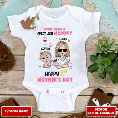 Gift For Mommy You Are Doing A Great Job Baby Onesie - AD - LT1204225