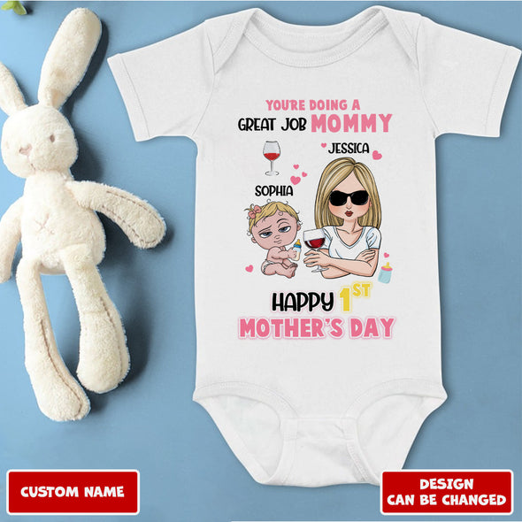 Gift For Mommy You Are Doing A Great Job Baby Onesie - AD - LT1204225