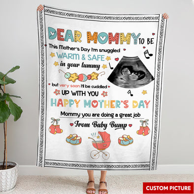 Personalized Gift For Future Mommy Happy Mother's Day Blanket - PP - LT1804221