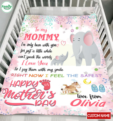 Gift For Future Mommy I Love You Happy Mother's Day Blanket - PP - LT2103221