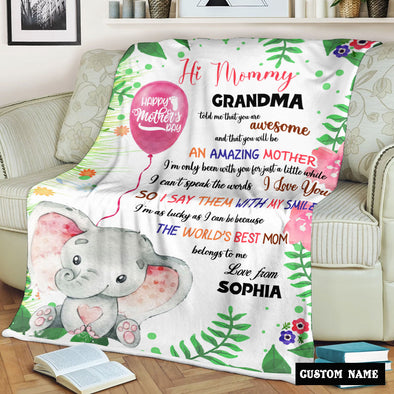 Personalized Gift For Future Mommy You Will Be An Amazing Mother Blanket - PP - LT2303221