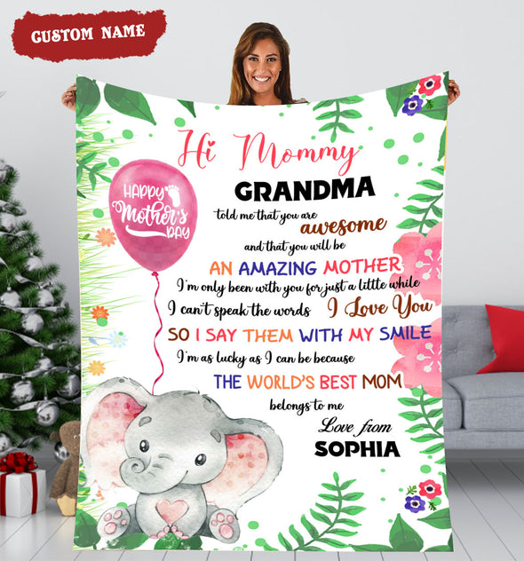 Personalized Gift For Future Mommy You Will Be An Amazing Mother Blanket - PP - LT2303221