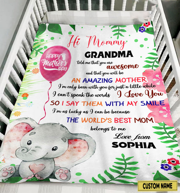 Personalized Gift For Future Mommy You Will Be An Amazing Mother Blanket - PP - LT2303221