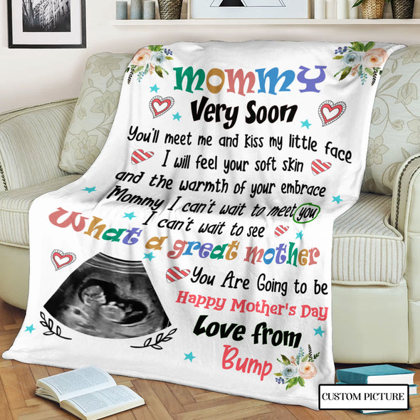 Personalized Gift For Future Mommy I Will Feel Your Soft Skin And The Warmth Of Embrace Blanket - PP - LT2903221