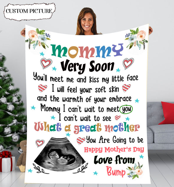 Personalized Gift For Future Mommy I Will Feel Your Soft Skin And The Warmth Of Embrace Blanket - PP - LT2903221