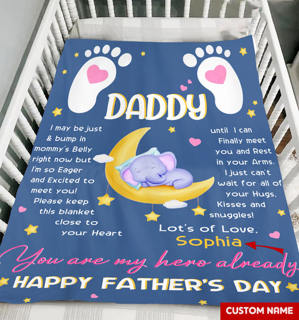 Gift For Daddy You Are My Hero Already Blanket - PP - LT2504222