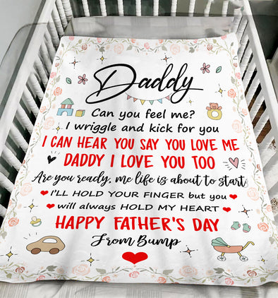 Gift For Future Daddy I Love You Too Me Blanket - PP - LT0505223