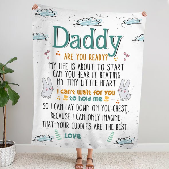Gift For Future Daddy Are You Ready? Blanket - PP - LT0905224
