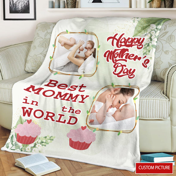 Personalized Gift For Future Mommy Best Mommy In The World Blanket - PP - LT0703224