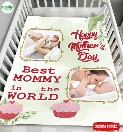 Personalized Gift For Future Mommy Best Mommy In The World Blanket - PP - LT0703224