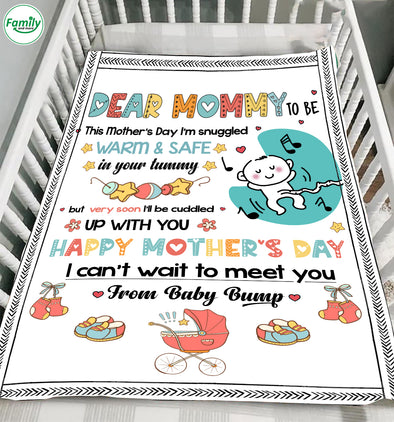 Gift For Mommy I Can't Wait To Meet You Blanket - PP - LT1103224