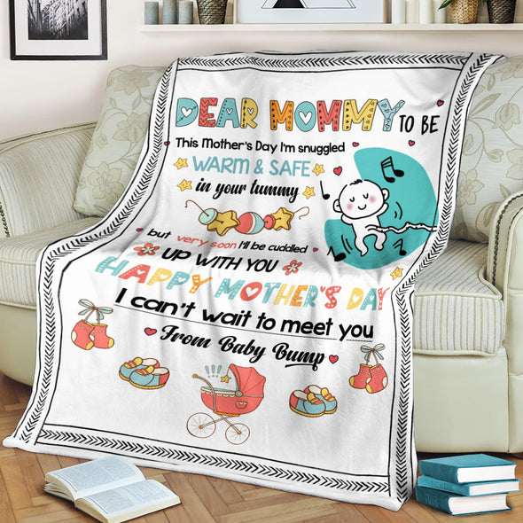 Gift For Mommy I Can't Wait To Meet You Blanket - PP - LT1103224