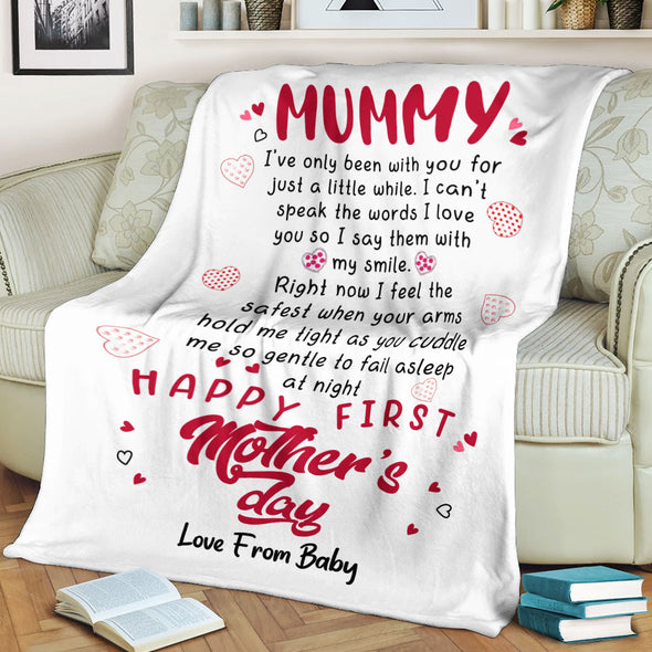 Gift For Mummy Happy Mother's Day Blanket - PP - LT1602225