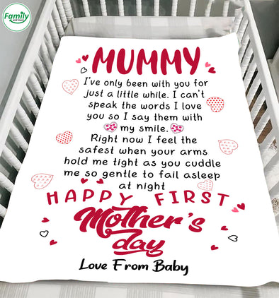 Gift For Mummy Happy Mother's Day Blanket - PP - LT1602225