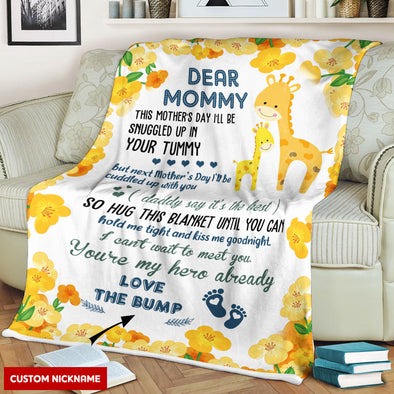 Gift For Future Mommy You're My Hero Already Blanket - PP - LT0804225