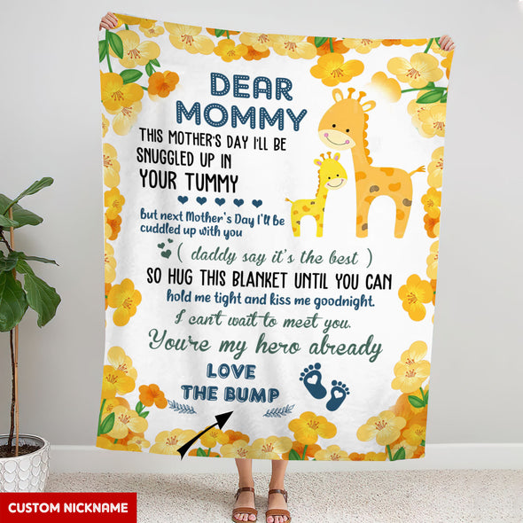 Gift For Future Mommy You're My Hero Already Blanket - PP - LT0804225