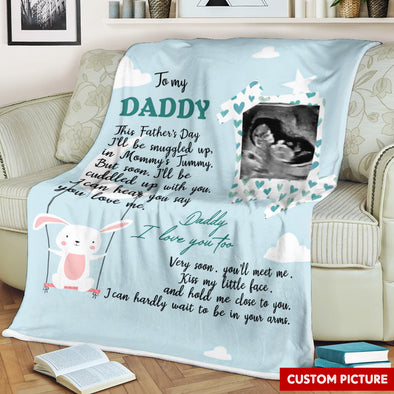 Personalized Gift For Future Daddy I Love You Too Blanket - PP - LT1105226