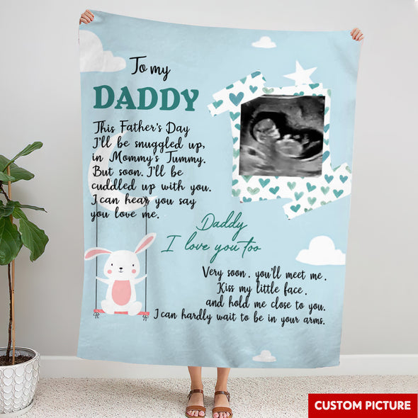 Personalized Gift For Future Daddy I Love You Too Blanket - PP - LT1105226