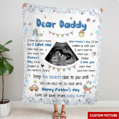Personalized Gift For Future Daddy I Love You More Than You''ll Ever Know Blanket - PP - LT1805221