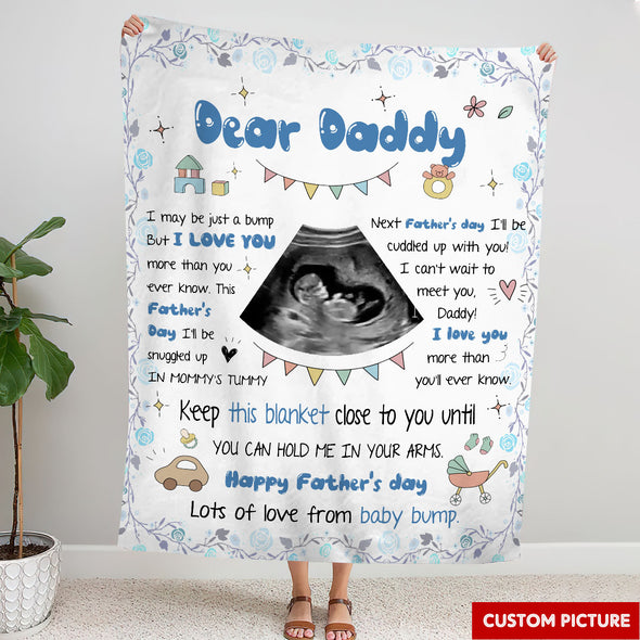 Personalized Gift For Future Daddy I Love You More Than You''ll Ever Know Blanket - PP - LT1805221