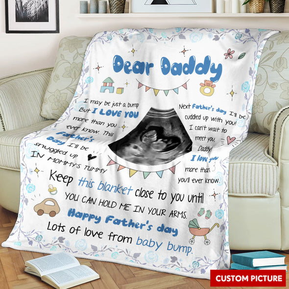 Personalized Gift For Future Daddy I Love You More Than You''ll Ever Know Blanket - PP - LT1805221