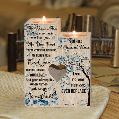 Gift For Bonus Mom You're My Mentor, My Friend, My Bonus Mom Thank you Candle Holder - pp
