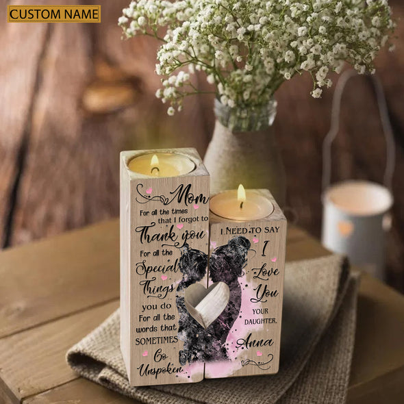 Gift For Mommy For All The Times That I Forgot To Thank You Candle Holder - pp