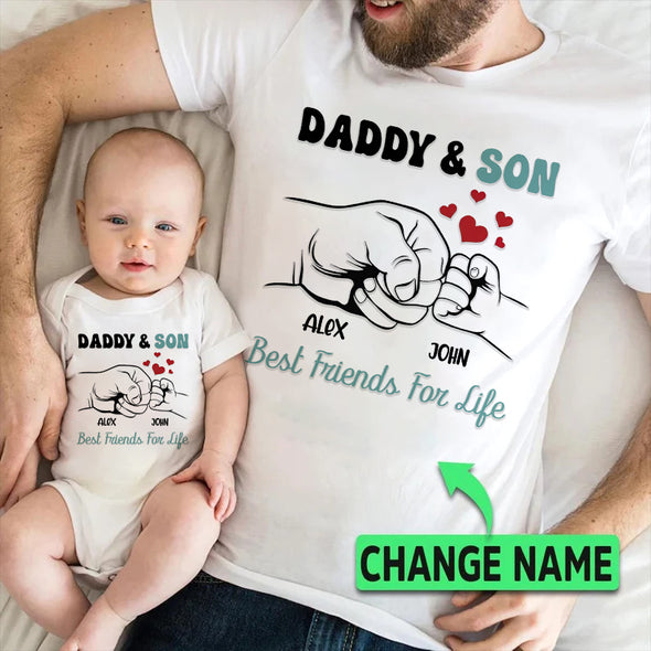 Gift For Father's Day Best Friend For Life Baby Onesie- PP - LT2604224