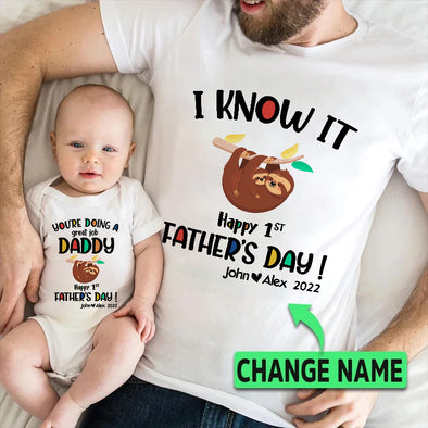 Gift For Father's Day You're Doing A Great Job Baby Onesie - PP -LT2104221