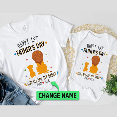 Gift For Daddy & Baby You Became My Daddy Shirt - PP - LT2104224