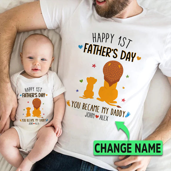 Gift For Daddy & Baby You Became My Daddy Shirt - PP - LT2104224