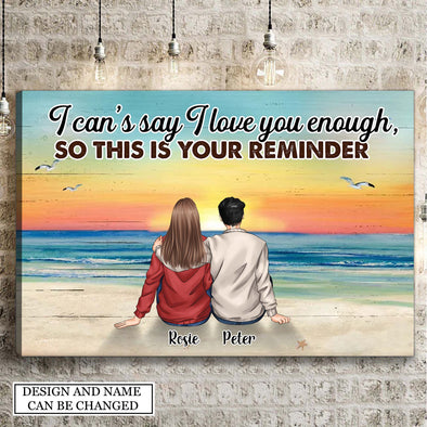Personalized Gift For Couple So This Is Your Reminder Canvas NT-HB512223