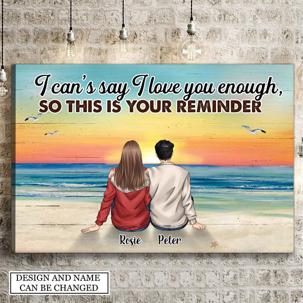 Personalized Gift For Couple So This Is Your Reminder Canvas NT-HB512223