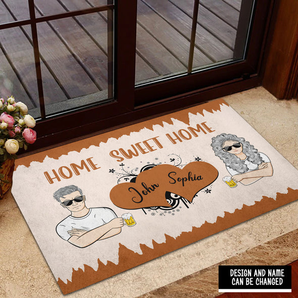 Gift For Couple Home Sweet Home Doormat - PP - LT1803225