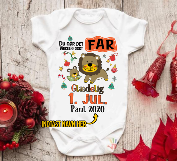 Tilpas Far Du Gør Det Virkelig Godt Baby Onesie - NT -HB09112222