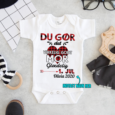 Tilpas Mor Du Gør Det Virkelig Godt Baby Onesie - NT -HB09112221