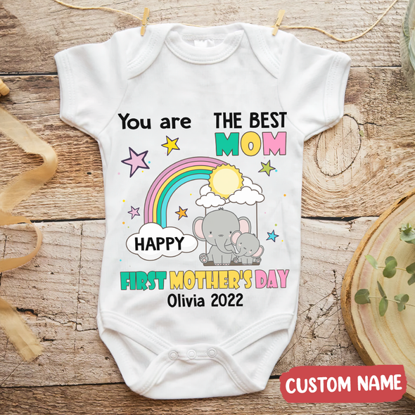 Gift For Mommy You Are The Best Mom Baby Onesie - AD