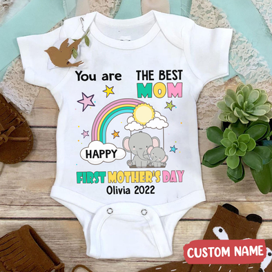 Gift For Mommy You Are The Best Mom Baby Onesie - AD