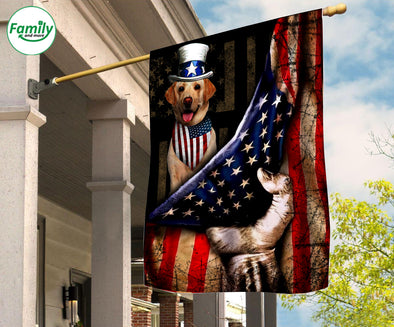 N K American Labrador-Nk Flags