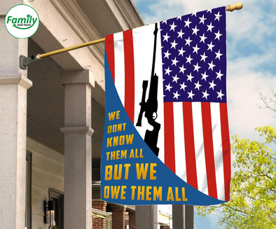 We don't know them all but we owe them all-nk Flags