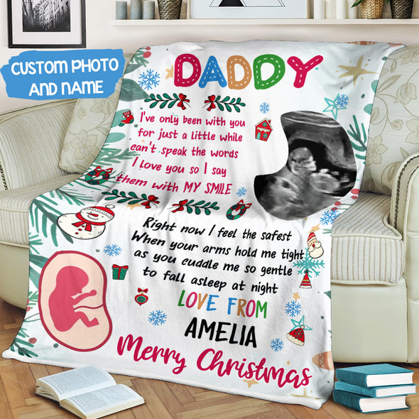 Personalized Gift For Future Daddy I've Only Been With You Blanket - MC - TT17112111 1