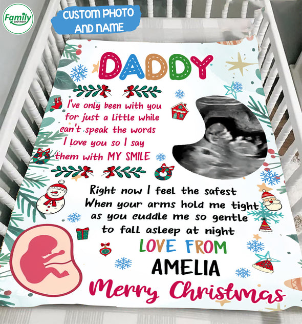 Personalized Gift For Future Daddy I've Only Been With You Blanket - MC - TT17112111 1