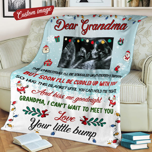 Personalized Gift For Future Grandma Can't Wait To Meet Blanket - MC - TT1811216 1