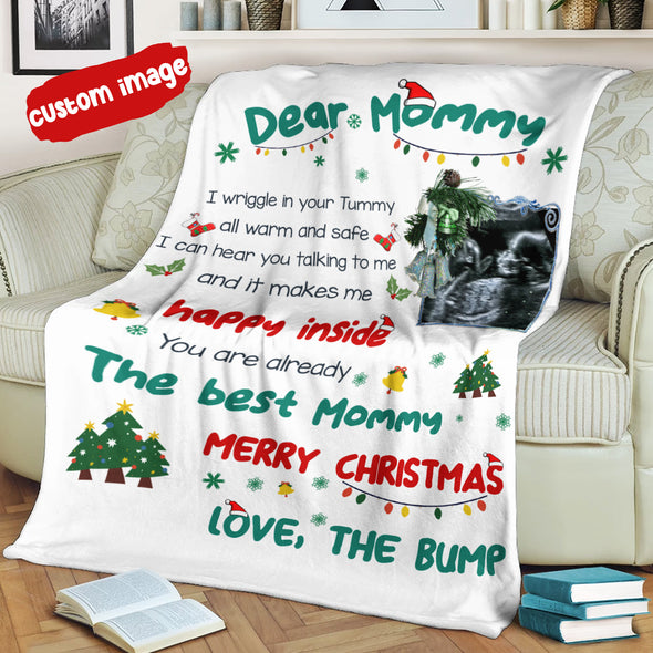 Personalized Gift For Future Mommy I Can Hear You Talking To Me Blanket - PP - TT2411213 1